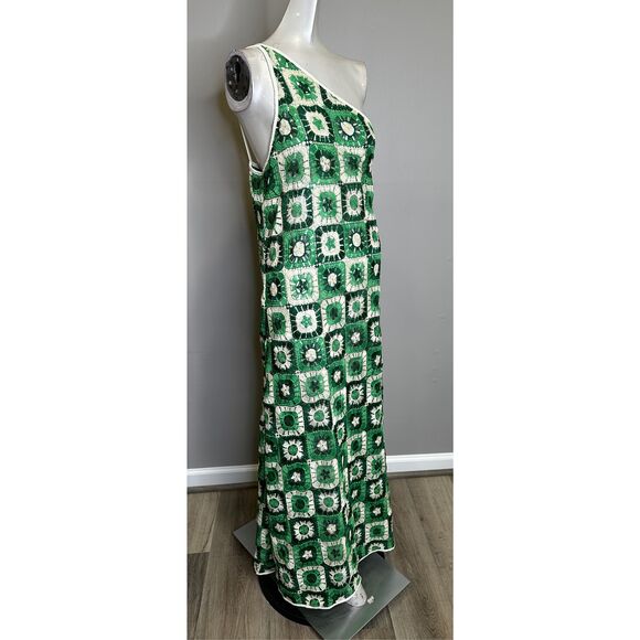 NWT Johanna Ortiz Lemongrass Ankle Maxi Dress Green 6 $780 - Picture 10 of 15